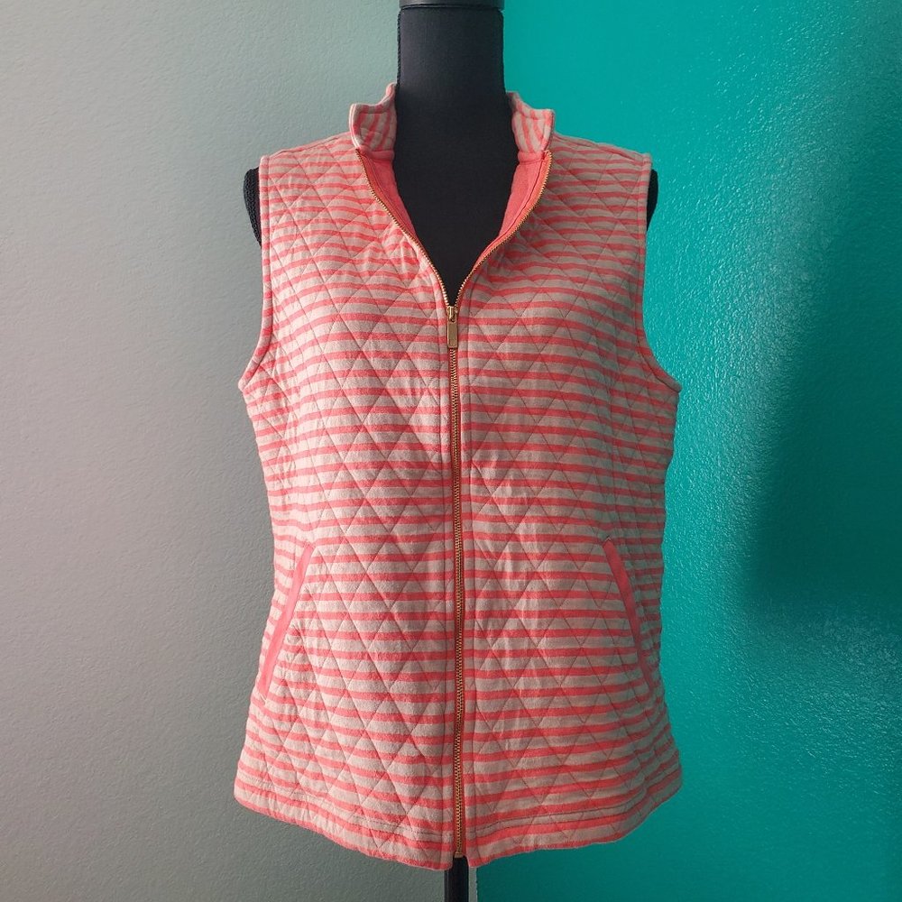 Liz Claiborne Striped Vest